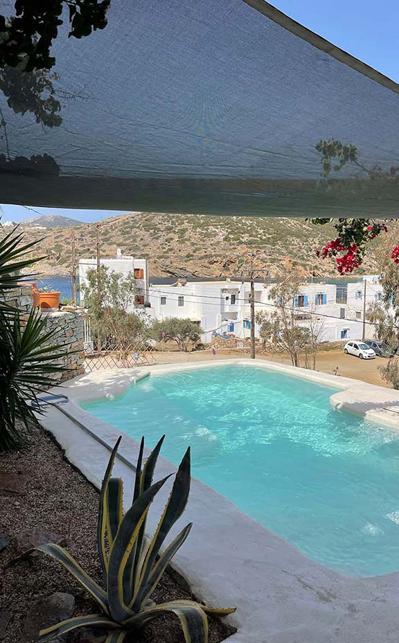 Ιδιωτική πισίνα με θέα στη θάλασσα